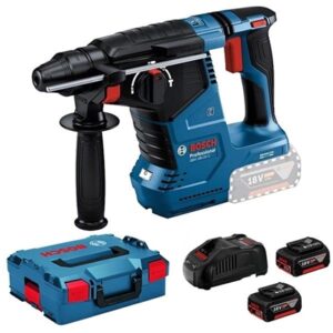 Bosch GBH 18V-24 C 18v SDS+ Plus Brushless Rotary Hammer in L-Boxx (2x5ah)